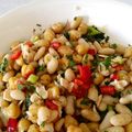 El cooksnap de Carmeta cuando hizo Ensalada de legumbres con pimientos y perejil fresco.