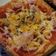 El cooksnap de Lola Pérez cuando hizo Pizza jamón York y queso.