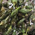 El cooksnap de pepagores cuando hizo Pimientos de Padrón.