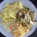 El cooksnap de Raul Lopez cuando hizo Tilapia con champiñones en salsa de albahaca.