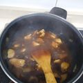 El cooksnap de Gonzalo Del cerro cuando hizo Pechuga de pavo con salsa de miel.