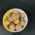 Laju Gehani's cooksnap of when they made Til/ Sesame Ladoos.