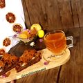 کوک اسنپ مهدیه کولیوند بعد از امتحان کردن دمنوش به ، چوب دارچین ، پوست پرتقال خشک.