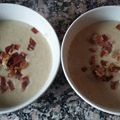 El cooksnap de Titina82 cuando hizo Crema de champiñones con virutas de jamón ibérico.
