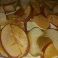 El cooksnap de Lorena Giménez cuando hizo Fruta asada al horno -manzana pera banana quinotos-postre light.