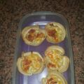 El cooksnap de Fiona Cook cuando hizo Canastitas de choclo y queso.