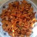 Ankita Mishra's cooksnap of when they made Spicy Veg pasta.