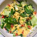 El cooksnap de yenit julia tajiri cuando hizo Easy Combinación de Huevo & Garlic Chives (Nira-tama) ニラ玉.