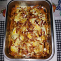 El cooksnap de Ainara Pozo cuando hizo Patatas fritas (estilo Foster Hollywood, bacon cheese fries) súper fácil!!.