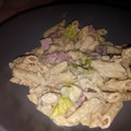 El cooksnap de DelicIANNcook cuando hizo Ensalada de pasta con plátano 🍌y alioli.