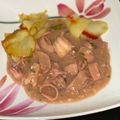 El cooksnap de Mariana deC cuando hizo Calamares en Salsa de Langostinos y Almendras (THERMOMIX).