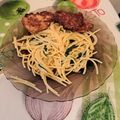 Rita Rácz Cooksnap-ja, amikor elkészítette a(z) Párizsi csirkemell friss spenótos, kéksajtos spagettivel receptet.