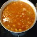 El cooksnap de Joaquin Visiedo Falo cuando hizo Garbanzos con langostinos.