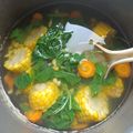 Cooksnap dari Arull Weiki untuk resep Sayur bening Bayam Jagung