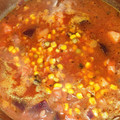El cooksnap de Mariana Uzcudun cuando hizo Aguadito de Atún (en conserva).