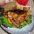 El cooksnap de Mario Gonzalez cuando hizo Sándwich vegano.