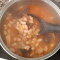 El cooksnap de Sandra cuando hizo Potaje de alubias de bote, al estilo asturiano (con chorizo, morcilla y panceta).