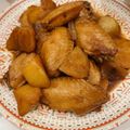 Choco 的 【港式家常菜】薯仔炆雞翼 (馬鈴薯雞翅） cooksnap
