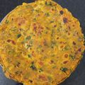 Jyotsana Prajapati's cooksnap of when they made થેપલા સુકી ભાજી (Thepla Suki Bhaji Recipe In Gujarati).