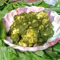 SHYAMALI MUKHERJEE's cooksnap of when they made পালং পনির (palong paneer recipe in bengali).