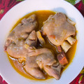 El cooksnap de Maria Abellan cuando hizo Manos de cerdo picantes a la murciana.