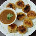 Madhu Jain का कुकस्नैप जब उन्होंने खस्ता साबूदाना टिक्की (Khasta sabudana tikki Recipe In Hindi) बनाया था।