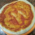 El cooksnap de Camila Evangelista cuando hizo Masa para pizza de harina integral.