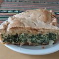 El cooksnap de Sergio Farias cuando hizo Tarta de espinaca, champiñones y queso 🍃🧀.