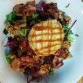 El cooksnap de Ivan Muñoz Rosales cuando hizo Ensalada templada con queso de cabra y frutos secos.