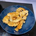 El cooksnap de Gil Erick Peraza Alfonzo cuando hizo Solomillos de Pollo al Ajillo con Patatas.