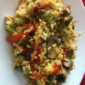 El cooksnap de Jordi Cortiada cuando hizo Arroz basmati con pollo y verduras.