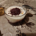 El cooksnap de Rut Borillo cuando hizo Panacota de chocolate con naranja.