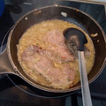El cooksnap de Diego López de Haro cuando hizo 61. Chuletas de aguja en salsa.