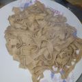 El cooksnap de Ra cuando hizo Pasta integral casera al huevo 😋.