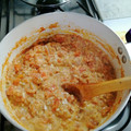 El cooksnap de Sandra Alida Gómez cuando hizo Tomaticán mendocino como el de mi mamá (muy fácil y rápido).