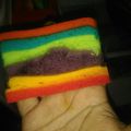 Cooksnap dari Oktavia Permata Sari untuk resep Steam Rainbow Cake