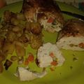 El cooksnap de Reina Godoy cuando hizo Pechugas rellenas.