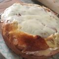 El cooksnap de Yahine Mantilla cuando hizo Torta de queso salada.