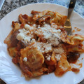 El cooksnap de Maria Mesa cuando hizo Spaghettoni con Shiitake y Bacon.