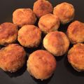 El cooksnap de Alicita cuando hizo Setas Portobello rellenas de chorizo y queso a modo de croquetas.