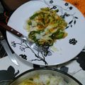 El cooksnap de rafaelrivercampeon cuando hizo Arroz con queso y verduras salteadas.