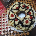 El cooksnap de Alejandro Javier cuando hizo Rosca de Pascuas rellena con crema pastelera.
