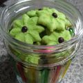 Cooksnap dari Dew untuk resep Semprit Pandan (tepung kanji)
