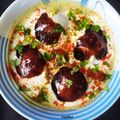 Madhvi Srivastava का कुकस्नैप जब उन्होंने मूंग की दाल का दही बड़ा (moong ki daal ka dahi bada recipe in hindi) बनाया था।