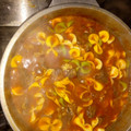 El cooksnap de Fernando Oscar Zana cuando hizo Guiso de fideos con carne.