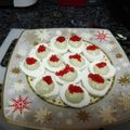 El cooksnap de Gisela Giralt cuando hizo Huevos rellenos de crema de aguacate con huevas de salmón.