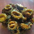 Mamta Jain का कुकस्नैप जब उन्होंने करेले की भुजिया (karele ki bhujiya recipe in Hindi) बनाया था।