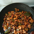 El cooksnap de Fabiola cuando hizo Pechuga de pollo con habitas y champiñón.
