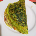 El cooksnap de Marcela Moybor cuando hizo Omelette de espinaca light.