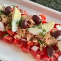 El cooksnap de Mara cuando hizo Ensalada murciana -moje o mojete-.